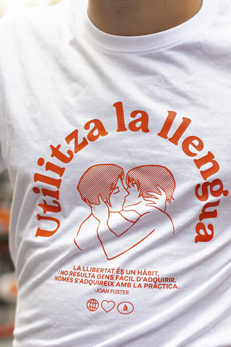 Samarreta Utilitza la llengua Fuster